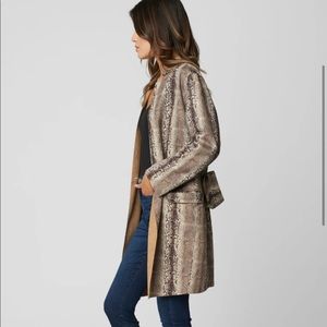 Blank NYC Suede Snake Print Jacket